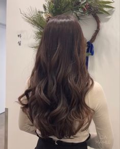 Beach Waves Brown Hair, Soft Perm, Soft Wavy Hair, Down Hairstyles For Long Hair, Pelo Cafe, Highlights For Dark Brown Hair, Brown Hair Looks