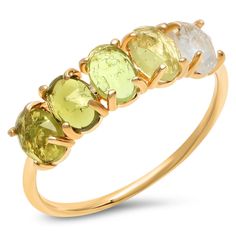 Birthstone Ring Oval Multi-stone Peridot Gemstones, Modern Gold Rings With Stones, Natural Gemstones For Anniversary, Unique Oval Birthstone Ring, Unique Citrine Rings With Gemstone Accents, Unique Oval Birthstone Gemstones, Citrine Gemstone Jewelry For May Birthstone, Oval Birthstone Fusion Rings, Oval Peridot Multi-stone Jewelry