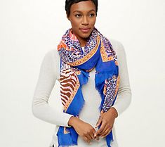 Use this animal print scarf to spruce up your favorite daily outfits. It provides a jolt of fashionista energy that all your OOTDs will love. From Women with Control®. Animal Print Scarf, Scarf Print, Daily Outfits, One Size Fits All, Scarf Wrap, Scarf Accessory, Animal Print, Fashion Accessories, Ootd