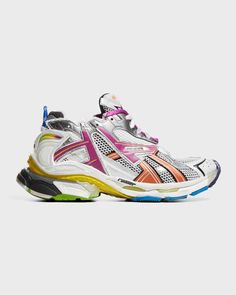 Get free shipping on Balenciaga Men's Multicolor Mesh Runner Sneakers at Neiman Marcus. Shop the latest luxury fashions from top designers. Balenciaga Race Runner, Balenciaga Runner, Balenciaga Runners, Pretty Shoes Sneakers, Balenciaga Women, Balenciaga Sneakers, Balenciaga Logo, Balenciaga Mens, Balenciaga Shoes