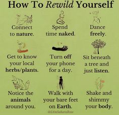 How to rewild yourself 🧘‍♀️ We love this! Don’t forget to save this for later ✨❤️ 📸- iamsahararose Wild Woman Sisterhood, Connected With Nature, Wild Women Sisterhood, Beautiful Reminders, Divine Feminine Spirituality, Energy Healing Spirituality, Wild Woman, Mental And Emotional Health, Self Care Activities