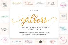 the logo pack for girlboss