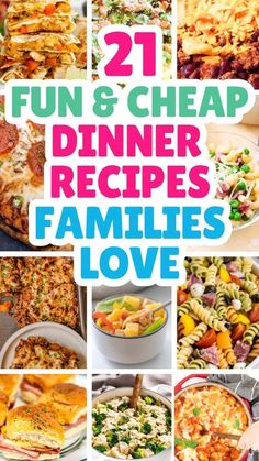 Cheap Healthy Dinners, Kid Friendly Meals Dinner, Usa Food