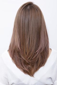 Dunner Wordend Haar, 일본 패션, Long Brown Hair, Haircuts For Medium Hair, Haircuts Straight Hair, Long Straight Hair