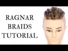 Ragnar Haircut, Ragnar Lothbrok Hair, Ragnar Hair, Ragnar Lothbrok Haircut, French Braids Men, Ivar Vikings, Beach Waves Hair Tutorial, Braids Tutorial