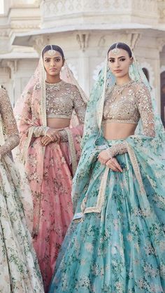 Asian Clothing, Latest Bridal Lehenga, Printed Organza, Organza Lehenga, Long Dress Design, Bridal Dress Fashion