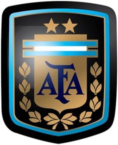 a black and gold shield with the letters ata in blue on it's side