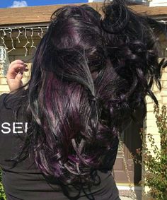 Pravana Purple, Hair Streaks, Burgundy Hair, Alternative Hair, Hair Dye Colors