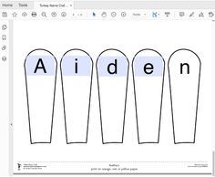 an image of the word aden in microsoft's office 365 window, with three different font choices