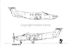 an airplane is shown in two different views, with the top and bottom side facing each other