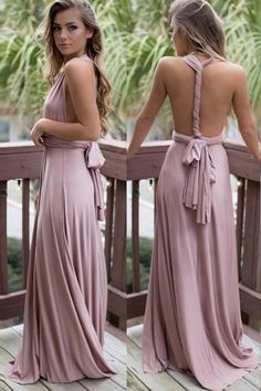 Chiffon Evening Dresses, Convertible Dress, Prom Dresses Long, Long Maxi Dress, Backless Dress Formal, Women's Dresses, Beautiful Outfits, Dress Making, Dress Skirt