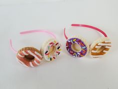 Donut Craft, Star Donuts, Felt Hair Accessories