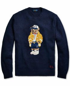 Home FAQ Policies About Us Contact Us   Polo Ralph Lauren CP-93 Sailing Bear Sweater New $398                                                      Description Brand: Polo Ralph Lauren Style: CP-93 Sailing Bear Sweater Size: Assorted Color: Navy Material: 66% Cotton/34% Linen Condition: New with Tags Retail Price:  $398 In a soft cotton blend, this sweater features the iconic Polo Bear sporting CP-93 gear from Polo Ralph Lauren's celebrated sailing-inspired collection of the early '90s. Body: 66% Snow Beach, Ralph Laurent, Bear Sweater, Ralph Lauren Black Label, Polo Bear, Cashmere Blend Sweater, Ralph Lauren Purple Label, Norma Kamali, Wool Blend Sweater