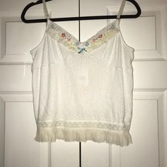 Cynthia Steffe Tank Size On Tag-Large( But Looks Like Small Or ? Medium Not Tts),Nwt,This Tag Is Brand New And Never Worn, Was A Gift But Not The Right Size, So Selling,Smoke Free Home,Please Ask Any ?’S You May Have Before Purchasing. Feminine White Tops For Loungewear, White Feminine Tank Top For Loungewear, White Camisole Tank Top For Daywear, White Cotton Tank Top With Lace Trim, White Tank Top For Spring Loungewear, Casual White Cami Sleepwear, Casual White Camisole Sleepwear, White Cami Tank Top For Loungewear, White Feminine Tank Top With Lace Trim