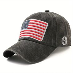 Introducing our exclusive Baseball Cap with an intricately embroidered American flag, a perfect blend of style and patriotism. This cap is not just an accessory; it's a statement piece that allows you to showcase your love for the red, white, and blue in a fashionable way. Key Features: Embroidered American Flag: Stand out in the crowd with our meticulously embroidered American flag on the front of the cap. The detailed stitching adds a touch of patriotism to your everyday style. Comfortable Fit Tactical Hat, Wash Baseball Cap, American Flag Patch, Army Cap, Men's Baseball Cap, Hip Hop Cap, Flag Embroidery, Cap Men, Baseball Caps Mens