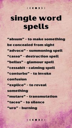 Unlock the secrets of single-word spells and amplify your magical practice! Learn how to master the power of concise incantations for quick and effective results. Perfect for beginners and seasoned witches alike, these spells harness focused energy to manifest your desires. Start simplifying your magic today! #SingleWordSpells #Magic #Witchcraft #SpellCasting #Manifestation #MagicalTips Short Spells Witchcraft, Most Powerful Magic Powers, Witchcraft Attraction Spells, Spells To Get Magic Powers, Spells And Incantations, Light Magic Spells, Basic Witch Spells, Verbal Spells Witchcraft, Single Word Spells Magic