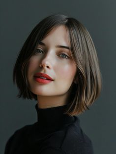 Explore the Enduring Appeal of Straight Bob Haircuts Curtain Bang Bob, Lob Straight, Straight Bobs, Bang Bob, Straight Bob Haircut, Stylish Short Haircuts, Modern Haircuts, Angled Bob, Straight Bob