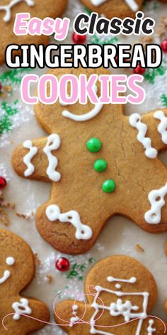 an image of gingerbread cookies with icing