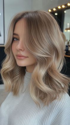 Enhance your look with Dirty Blonde With Babylights, a delicate highlighting technique that adds soft brightness to your hair. This subtle yet striking style brings a natural sun-kissed glow, perfect for any season. Click the pin for more inspiration and follow us for fabulous hair ideas! #DirtyBlonde #Babylights #HairColor #HairInspo #HairstyleIdeas Blonde With Babylights, Dirty Blonde Hair Ideas, Dirty Blonde Hair Color, Dirty Blonde Hair Color Ideas, Hairstyle Bob, Timeless Hair, Blonde Hair Colors, Medium Blonde Hair