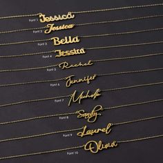 Craft your unique story with our 14K Solid Gold Personalized Name Necklace. This exquisite piece allows you to wear your name or a loved one's with pride, beautifully crafted in luxurious 14K solid gold for a timeless elegance. Each piece is meticulously handcrafted to order, ensuring a truly personal touch to your jewelry collection. Material: Choose Material 14K Solid Gold or 14K Gold Plated Closure: Spring ring Chain style: Cable Style: Minimalist Adjustable Length Please choose the font you Dangle Cross Earrings, Personalized Gold Necklace, Name Necklaces, Nameplate Necklace, Gold Name Necklace, Special Words, Gold Cross Necklace, Christmas Gift For Her, Name Jewelry