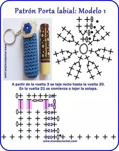 the instructions for how to crochet are shown in this diagram, with pictures below