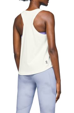 Get active in this easy-moving tank crafted from soft moisture-wicking fabric with a sleek racerback. 24" length (size Medium) Scoop neck Racerback 56% cotton, 39% polyester, 5% elastane Machine wash, tumble dry Imported Sleeveless Athleisure Tank Top For Everyday, Everyday Sleeveless Athleisure Tank Top, Everyday Athleisure Sleeveless Tank Top, Sporty Scoop Back Summer Tops, Athleisure Stretch Top With Scoop Back, Sporty Stretch Top With Scoop Back, Stretch Athleisure Top With Scoop Back, Sporty Summer Top With Scoop Back, Mesh Back Tank Top For Light Exercise