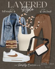 Polyvore Outfits Fall, Joggers Outfit Women, Cute Outfit Ideas, Classic Style Outfits, New Years Eve Outfits, Fashionista Clothes, Fashion Attire, Comfy Fashion