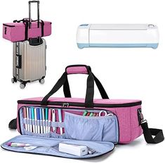 three different types of travel bags and luggage