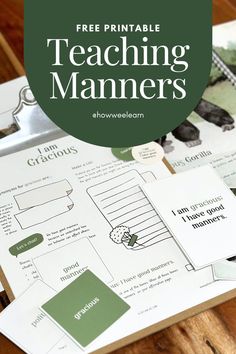 the free printable teaching manual for teachers