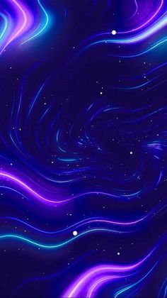 purple and blue swirls with stars in the background