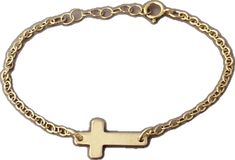 Gold Cross Bracelet, Brown Jewelry, Bracelet Simple, Studio City, Cross Bracelet, Gold Cross, Handmade Bracelet, Christmas Wishlist, Gold Filled Chain