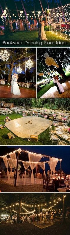 an outdoor event with lots of tables and chairs set up for a wedding or other function