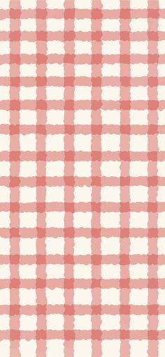 a pink and white checkered pattern on fabric