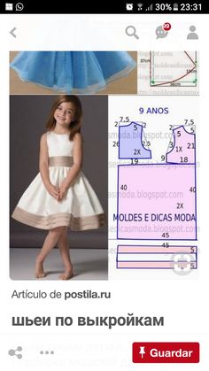 Kids Pageant Dresses, Dress Patterns Diy