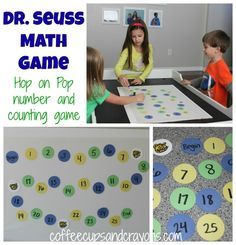 the dr seuss math game is an easy way to practice numbers and counting