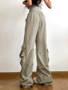 ⚡Buy 2023 Drawstring Pocket Loose Cargo Pant Beige S under $41.00 in Pants at AnotherChill.com Online. Style: Casual/Street/Hip Pop. Fabric Content: Polyester. Fit Type: Loose Fit. Trendy and stylish: The casual/street/hip pop style of these cargo pants makes them a fashionable and versatile addition to your wardrobe, perfect for making a statement on the streets or at social gatherings.. Comfortable and functional: Made from polyester, these cargo pants are not only soft and comfortable to wear 2000s Outfits, Pop Style, Cargo Pant, Exclusive Fashion, Green Day, Drawstring Pants, Pop Fashion, Look Cool, Aesthetic Fashion