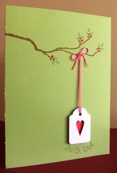 카드 디자인, Handmade Greetings, Heart Cards, E Card, Simple Elegant, Card Tags, Creative Cards, Love Cards, Paper Cards