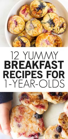 One Year Old Food Recipes, Easy Healthy Meals For One Year Old, Easy Breakfast For One Year Old, Breakfast Ideas For 15 Month Old, 2 Year Breakfast Ideas, Healthy Recipes For One Year Old, Easy Meals For A One Year Old, One Year Old Recipes Meals, Foods For One Year Olds Meals