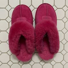 Hot Pink Ugg Slippers. Worn Once Inside. Never Worn Outside. Basically Brand New. Size 8. I Don’t Think They Sell This Particular Color Anymore. Pink Ugg Slippers, Pink Uggs, Ugg Slippers, Ugg Shoes, Womens Uggs, Hot Pink, Slippers, Brand New, Women Shoes