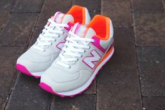 New Balance Women Colorful, Neon New Balance Shoes, Cute New Balance Shoes 574, Colorful New Balance Shoes, New Balance Women Shoes, Tennis Shoes New Balance, New Balance Shoe, Shoe Aesthetic, Cool Sneakers