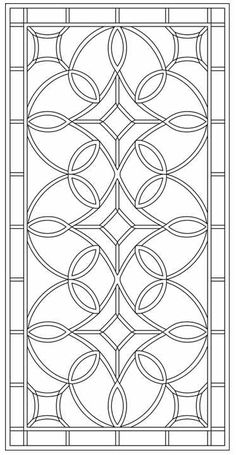 the design for a decorative window