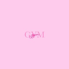 the word glam on a pink background