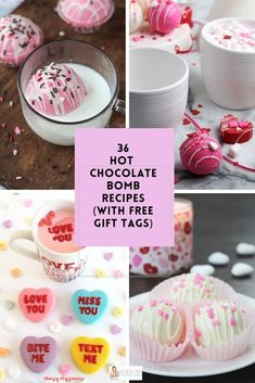 valentine's day treats with free printable tags