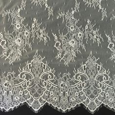 Pattern Elements, Gowns Vintage, For Wedding Dresses, Types Of Lace, Robes Vintage, Alencon Lace, Wedding Lace, Lace Evening Dresses, Wedding Gowns Lace