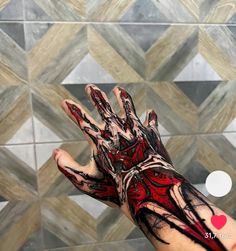 Anime Hand Tattoo, Arm Tattoos Drawing, Full Hand Tattoo, Zelda Tattoo, Black Tattoo Cover Up, Knuckle Tattoos, Sigil Tattoo, Blackout Tattoo, Sharpie Tattoos