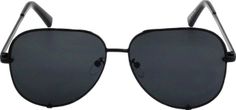 Casual Black Shield Sunglasses With Metal Frame, Black Cat Eye Aviator Sunglasses With Uva Protection, Black Aviator Sunglasses With Metal Frame, Black Aviator Sunglasses With Metal Frame For Outdoor, Black Metal Frame Aviator Sunglasses For Outdoor, Outdoor Black Aviator Sunglasses Metal Frame, Black Polarized Cat Eye Sunglasses For Outdoor, Black Rimless Aviator Sunglasses With Gradient Lenses, Black Rimless Sunglasses With Metal Frame