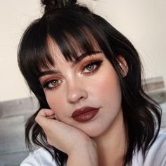 Dark Lip Makeup Look, Make Up Bold, Maquillaje Dark, Julia Adams, Simple Wedding Hairstyles, Beauty Make-up, Alternative Makeup, Pat Mcgrath, Wedding Hairstyles Updo