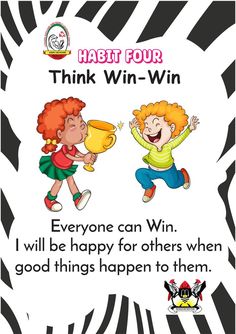 4️⃣ Habit Four : Think Win-Win. *Everyone can Win*
✅ I balance courage for getting The 7 Habits of Happy Children.
what I want with consideration for what others want.
✅ I make deposits in others' Emotional Bank Accounts.
✅ When conflicts arise, I look for a third alternative.
#habits #good #goodhabits #earlylearning #nursery #earlydevelopment
#earlychildhood  #Preschool #Education #Children #kindergarten #Parenting #EarlyLearning #PreschoolActivities #School #Learning #EarlyLearning #EdTech Habit 4 Think Win Win, Emotional Bank Account, Number Activities, Bank Accounts