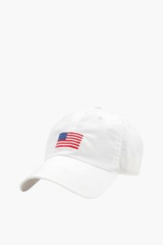 White American Flag Performance Needlepoint Hat College Things, American Flag Hat, Flag Hat, White Hat, Swim Suits, Stars And Stripes, Soft Girl, A Pattern, Usa Flag