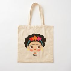 100% cotton reusable shopping carry bag with digital print on one side. Frida Kahlo Portrait / Digital Art / Frida Kahlo Portrait / Digital Art Frida Kahlo Artwork, Frida Paintings, Frida Kahlo Paintings, Portrait Digital Art, Frida Kahlo Portraits, Kahlo Paintings, Applied Art, Frida Kahlo Art, Handpainted Bags